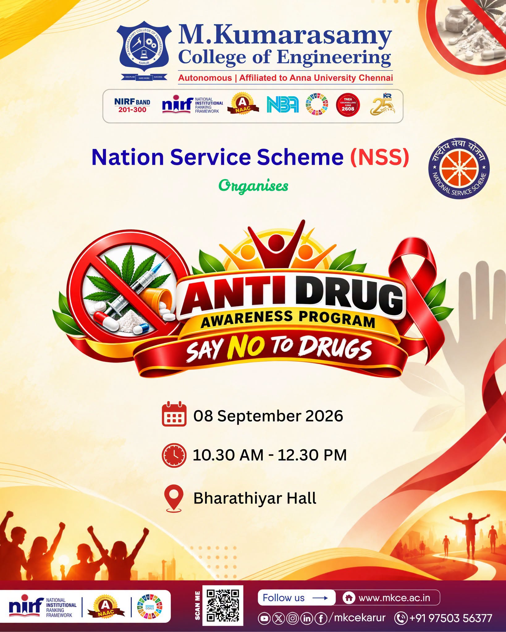 SAY NO TO DRUGS. SAY YES TO LIFE! 